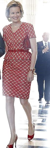 13P Beautiful Queen Mathilde of Belgium.