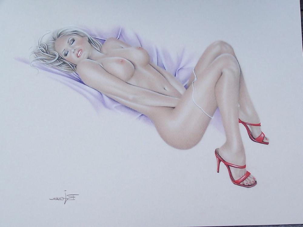 25P Pin-Up Art by Barbara Jensen