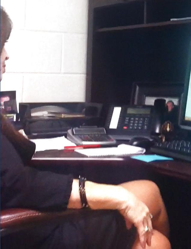 12P Beautiful office older bitch