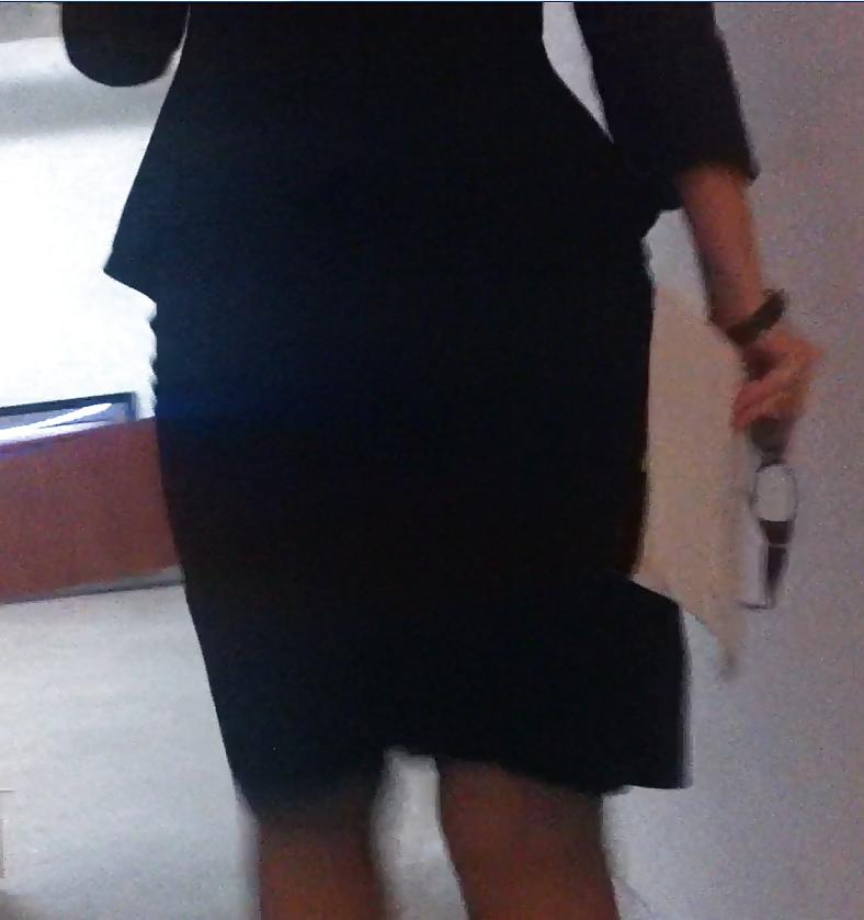 12P Beautiful office older bitch
