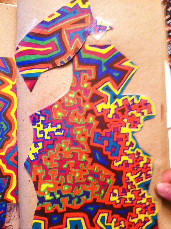 25P Art work I created using many methods