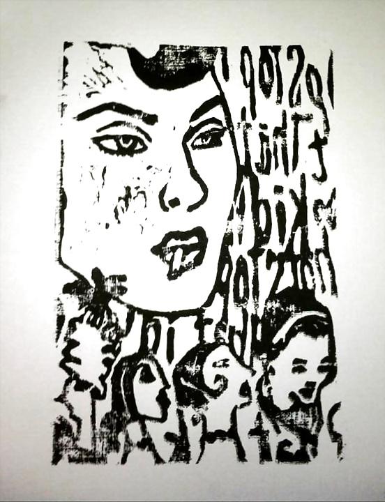 25P Art work I created using many methods