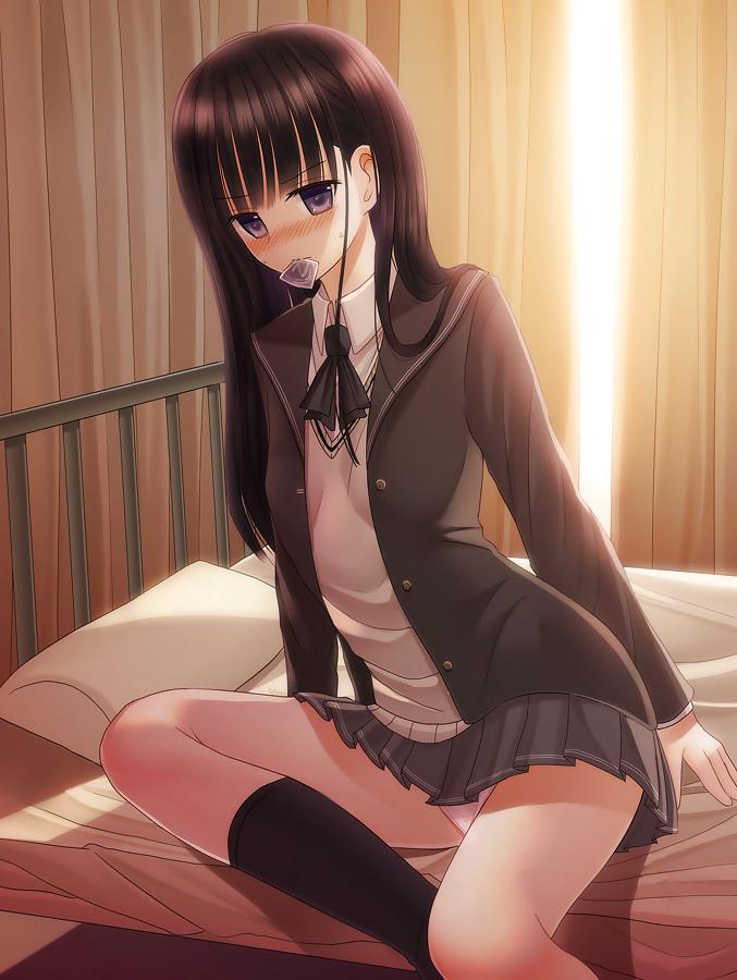 24P 0176 -Cartoon SchoolGirls Art Graphics- School uniform -01-