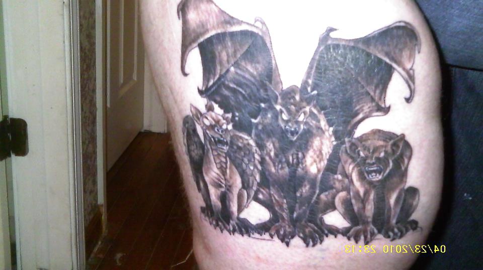 7P My tattoos and tongue piercing 