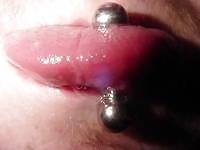 7P My tattoos and tongue piercing 