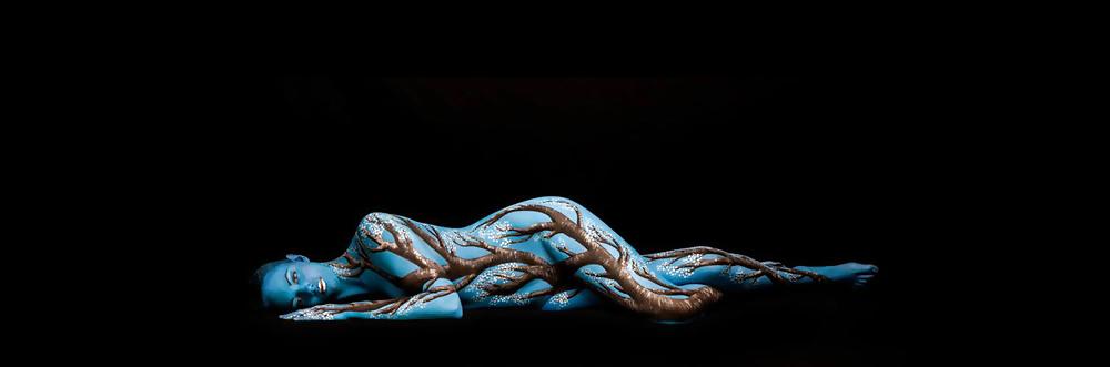 24P Body painting art....