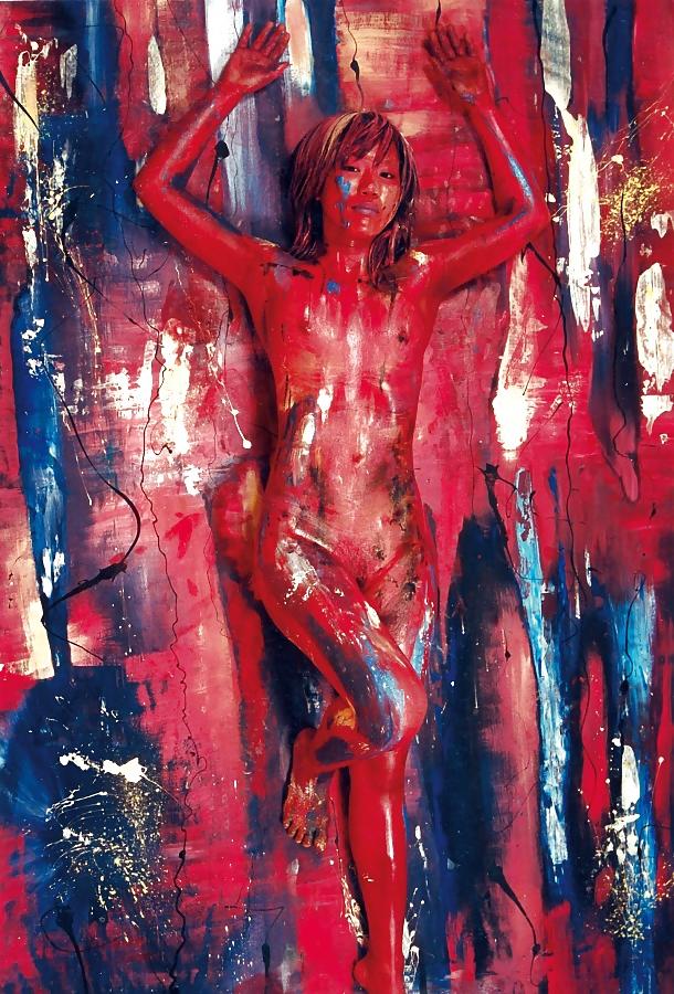 24P Body painting art....