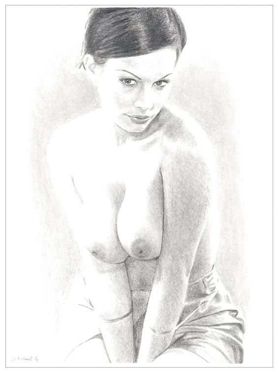 25P Pin-Up-Kunst von Adrian Johnson