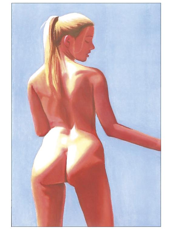 25P Pin-Up-Kunst von Adrian Johnson