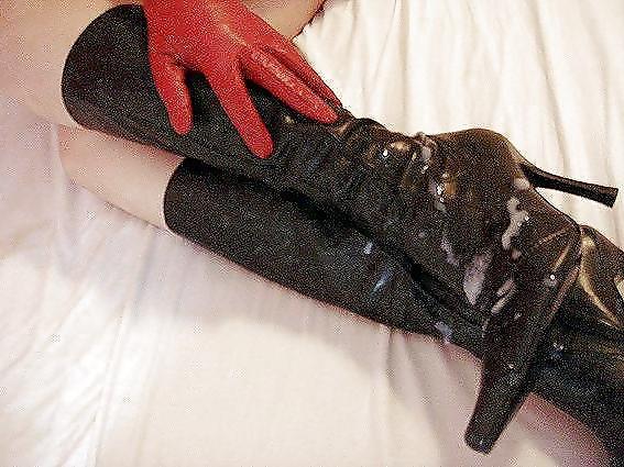 10P You're allowed to cum only on my boots fucking bitch!