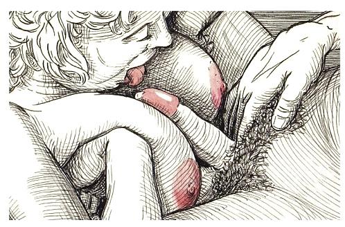 25P Various erotic art