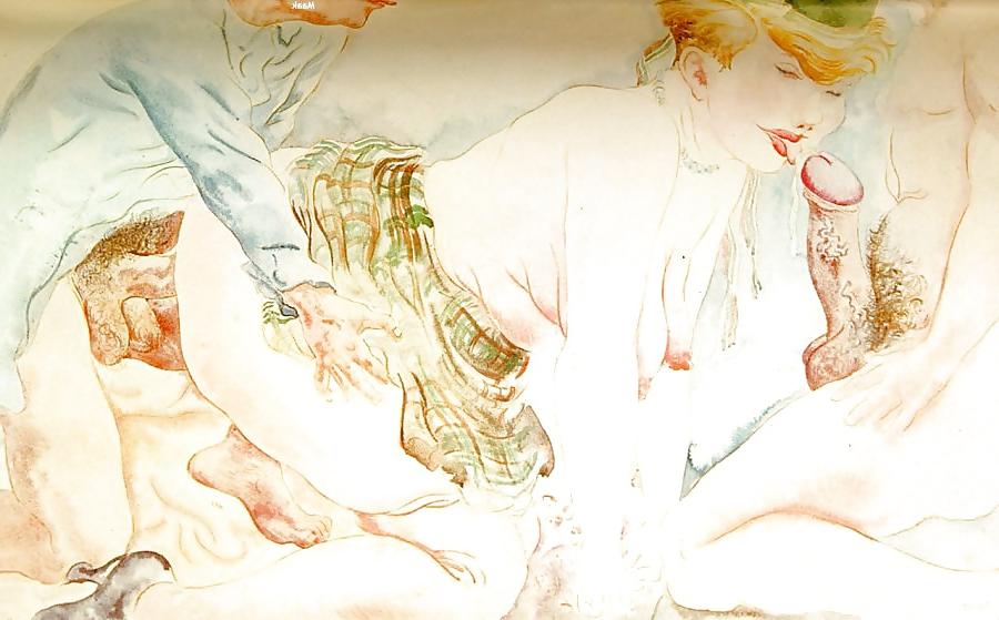 25P Various erotic art