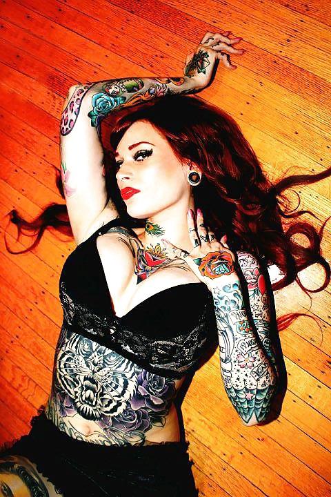 22P Inked Redhead Goddess - Mary Leigh Maxwell