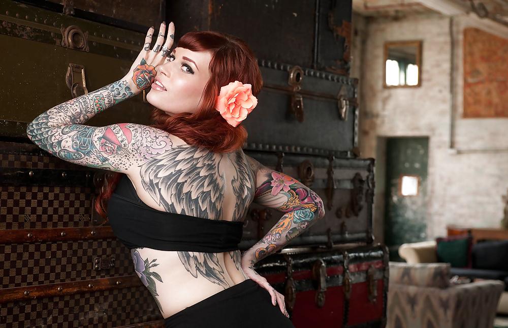 22P Inked Redhead Goddess - Mary Leigh Maxwell