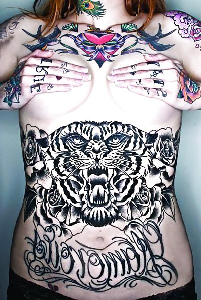 22P Inked Redhead Goddess - Mary Leigh Maxwell