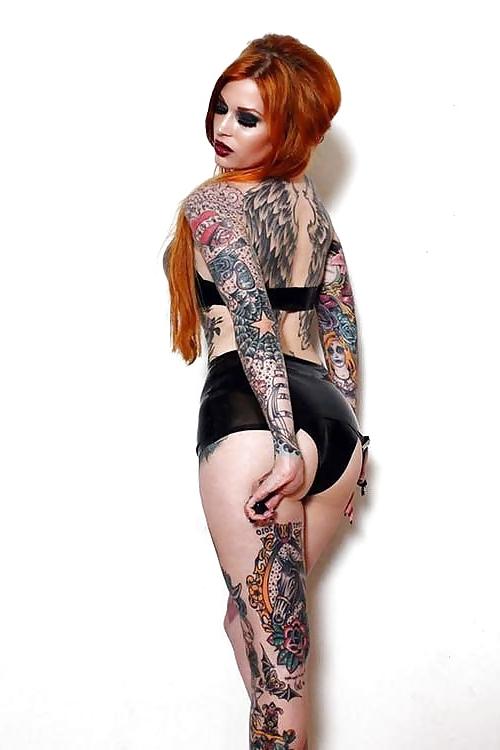 22P Inked Redhead Goddess - Mary Leigh Maxwell