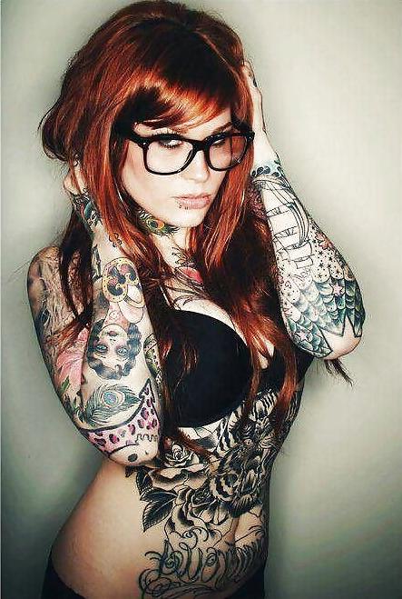 22P Inked Redhead Goddess - Mary Leigh Maxwell