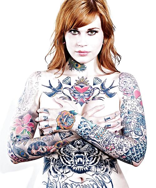 22P Inked Redhead Goddess - Mary Leigh Maxwell