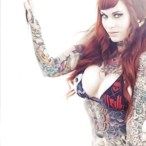 22P Inked Redhead Goddess - Mary Leigh Maxwell