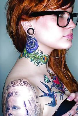 22P Inked Redhead Goddess - Mary Leigh Maxwell