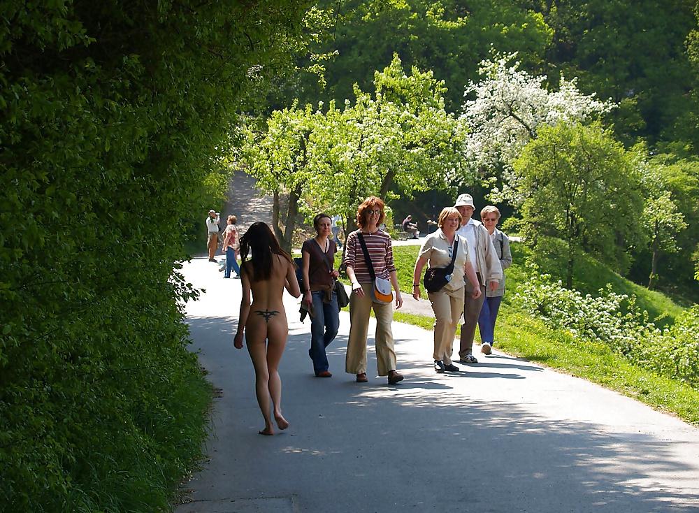12P Wife naked and barefoot in public