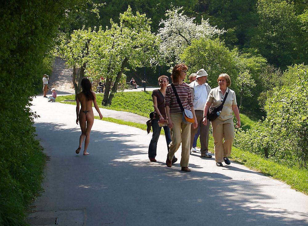 12P Wife naked and barefoot in public