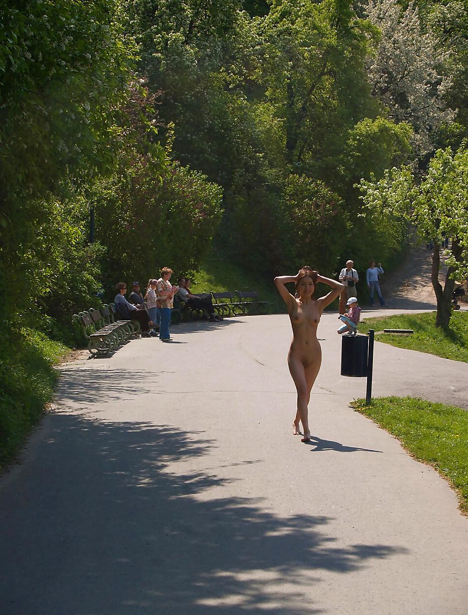 12P Wife naked and barefoot in public