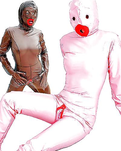 19P Male & Female PVC-U-Like PVC Plastic Dolly Outfit.  