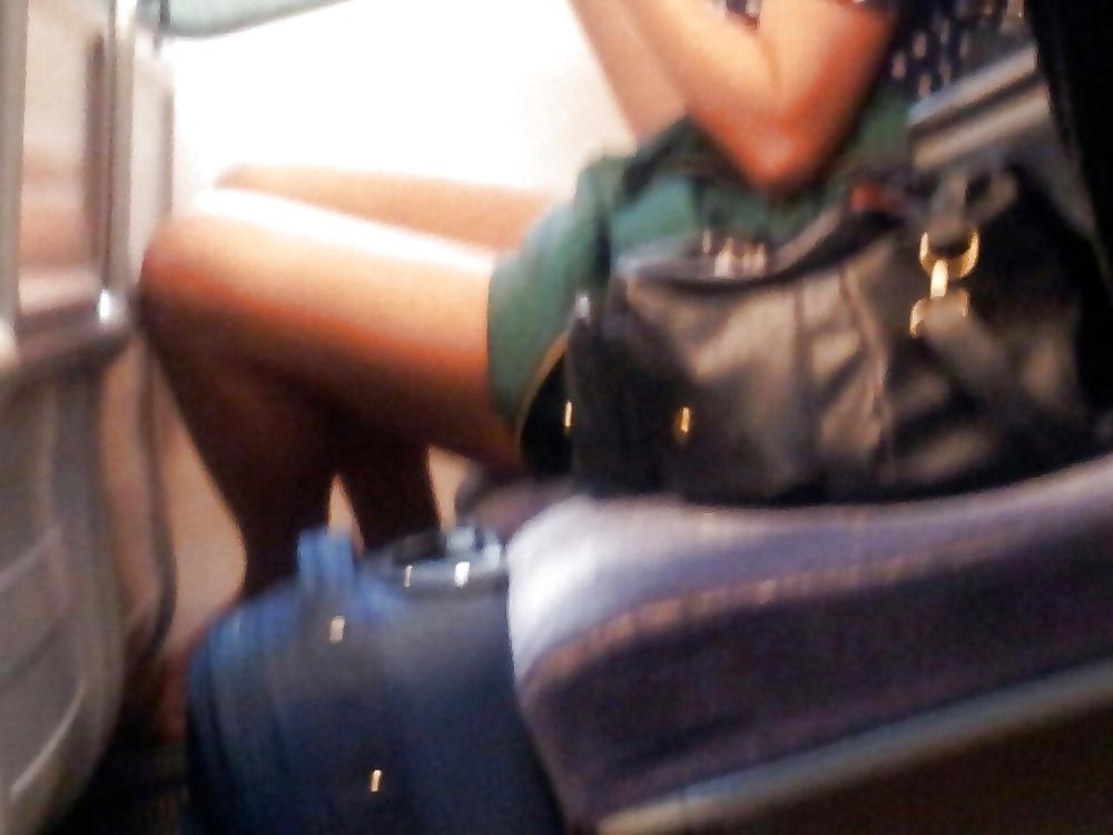 8P Sexy Young Teen On The Train