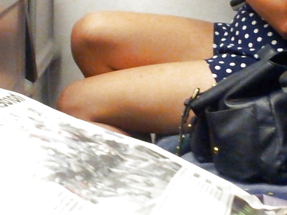 8P Sexy Young Teen On The Train