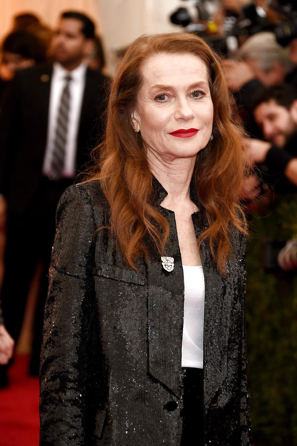 25P Isabelle Huppert-Redhead Goddess