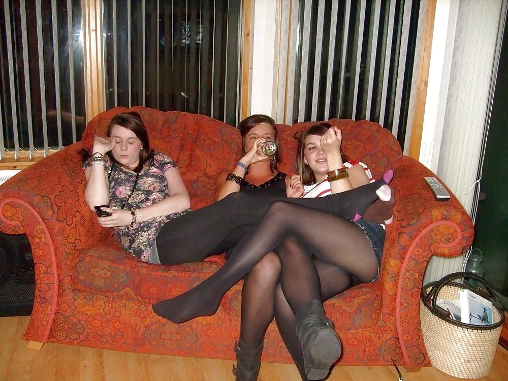 25P June 2014 Party Girls Feet and legs