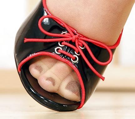 14P Women's beautiful stocking toes