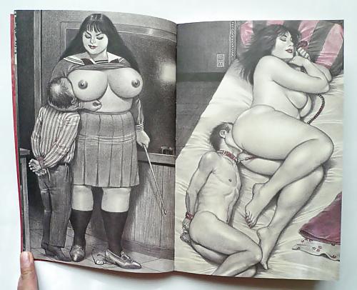 25P GANKI art   FaceSitting- by   -Harukawa, Namio-