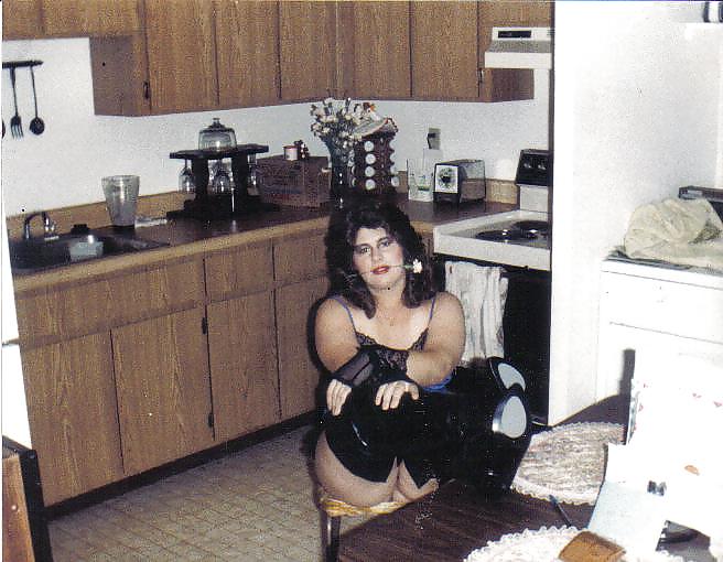 6P My ex in gloves n thighboots, miss those days :D