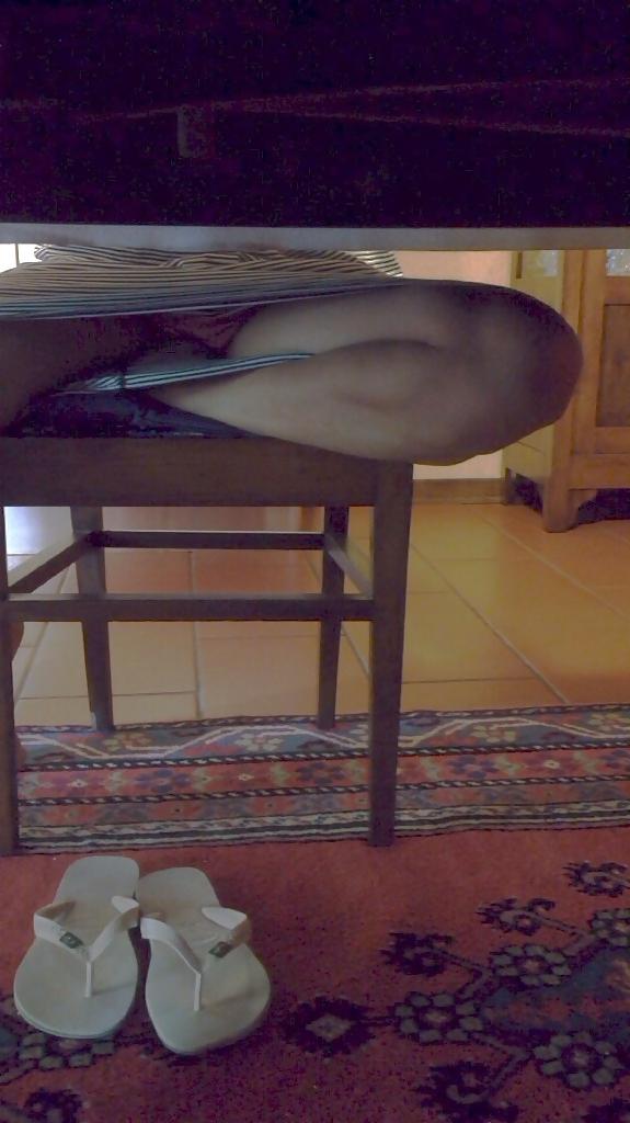 13P Wife feet and upskirt summer 2014