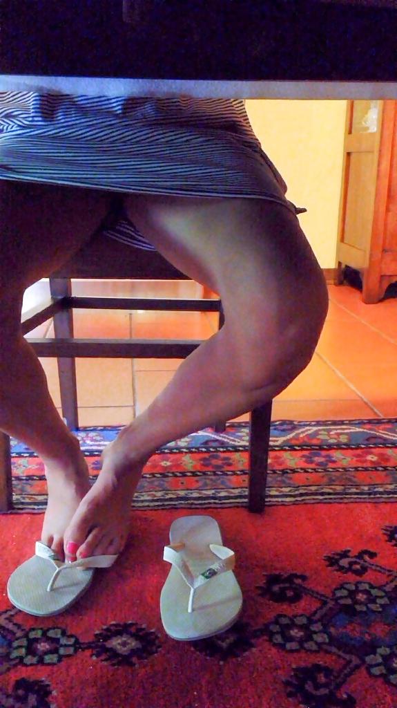 13P Wife feet and upskirt summer 2014