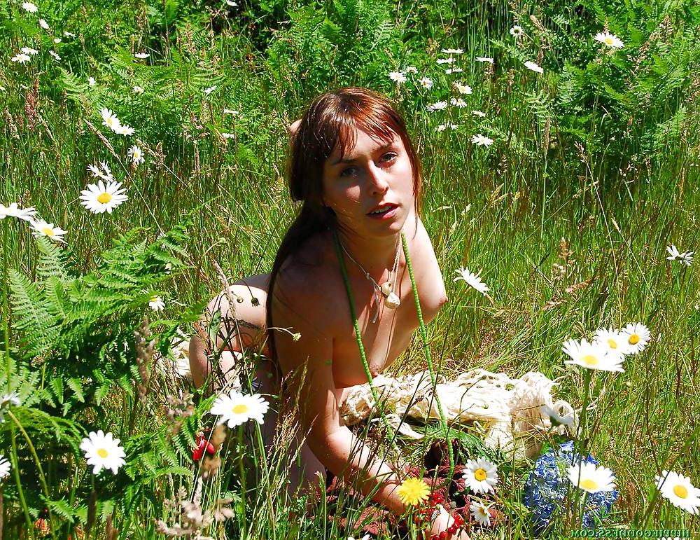 25P Natürliche Hippie-Mädchen