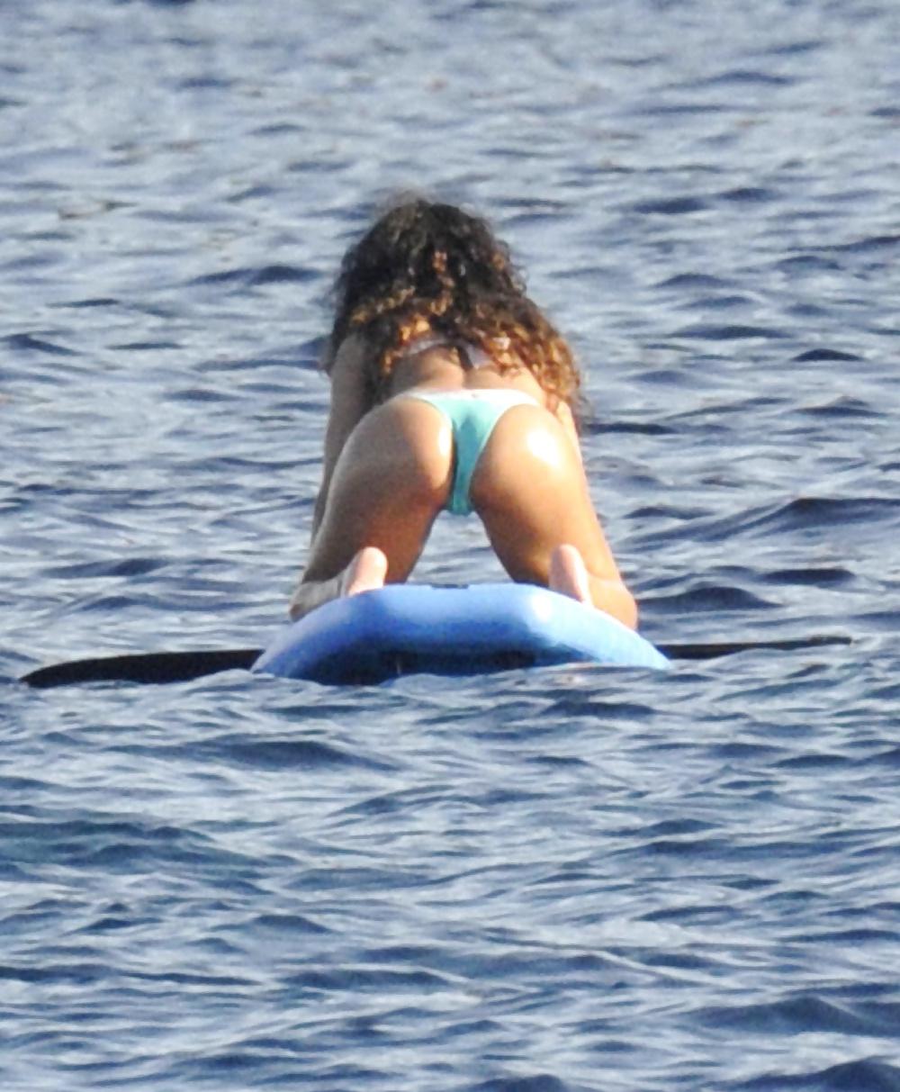 25P Rihanna's sexy, pale soles and gorgeous caramel feet. 