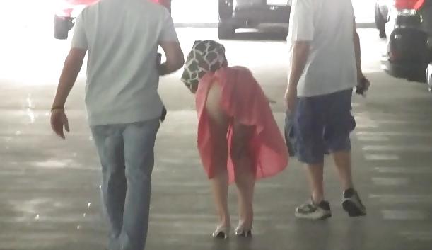 25P Exhibitionist Wife Tatiana Teasing In Public Places!