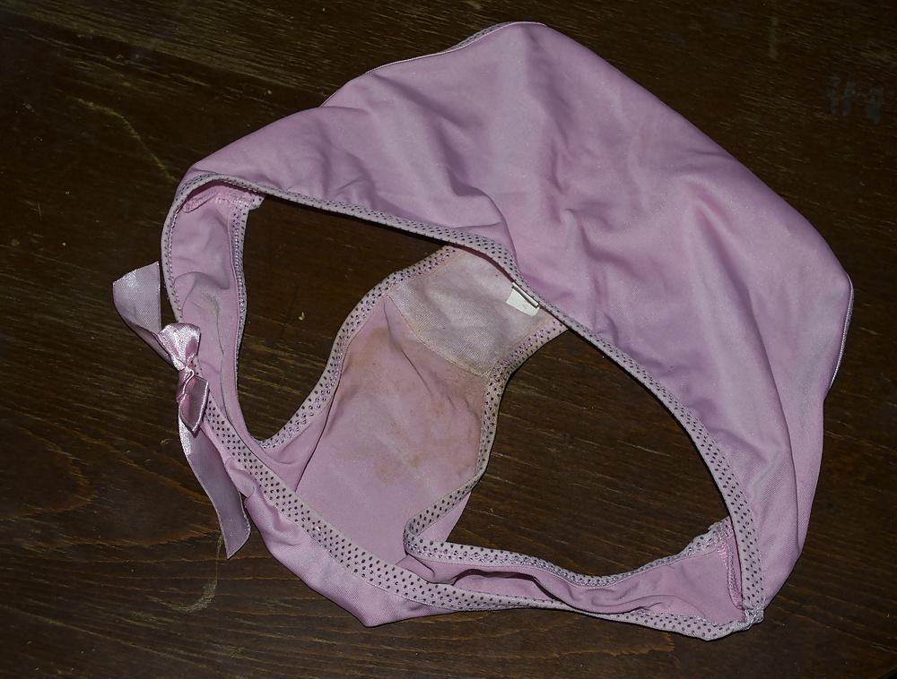 16P Dirty female panties and my dick