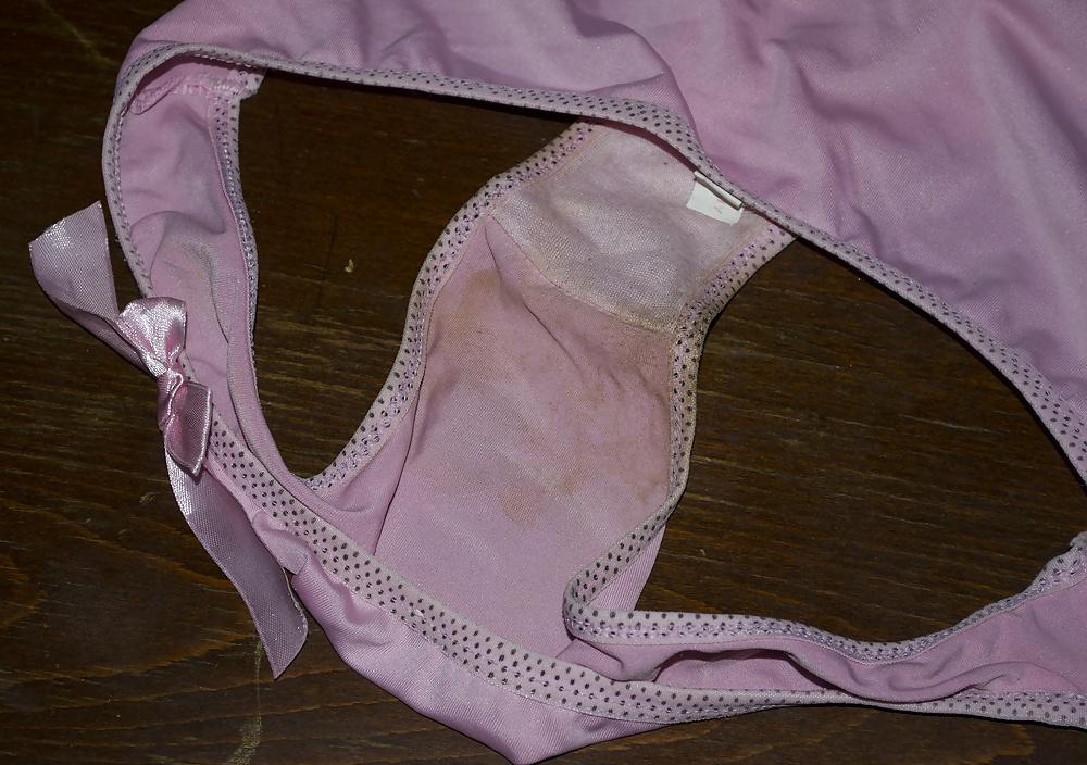16P Dirty female panties and my dick