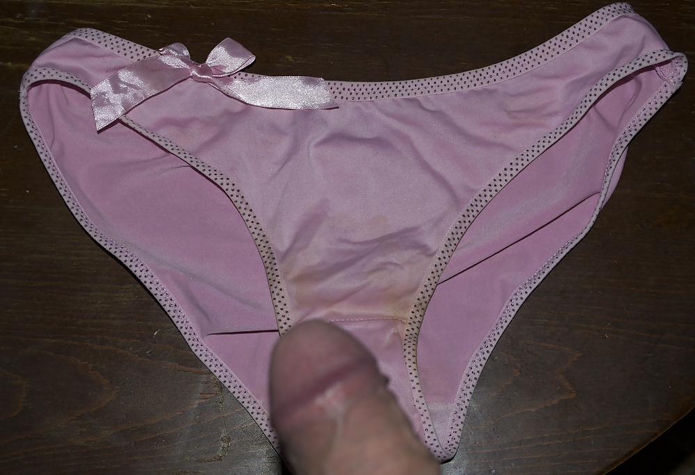 16P Dirty female panties and my dick