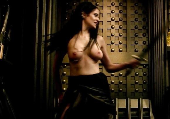 9P Eva Green Topless Scene in 300 Rise of an Empire
