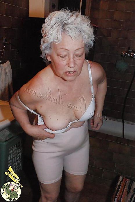 16P OmaPass: Old Chubby granny with big tits