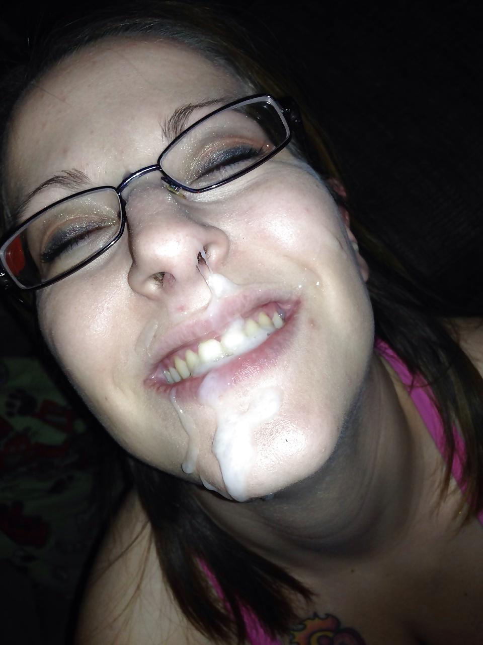 25P Nerdy Girls with Glasses Facials