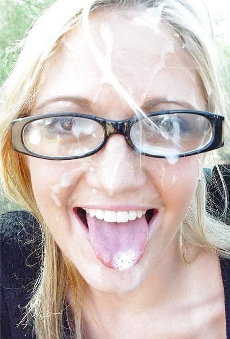 22P Cumshots on Glasses Mixed Facials
