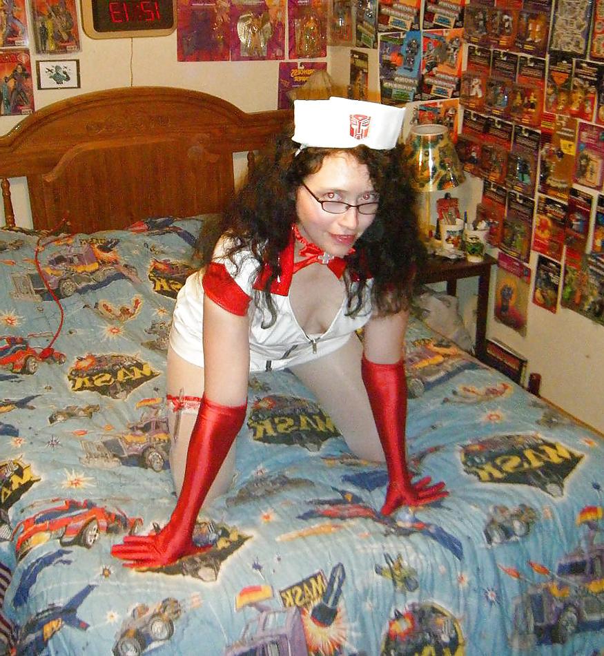 25P Girl in PVC Fetish Outfits
