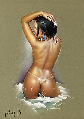 25P Pin-Up & Erotic Art by Erik Drudwyn