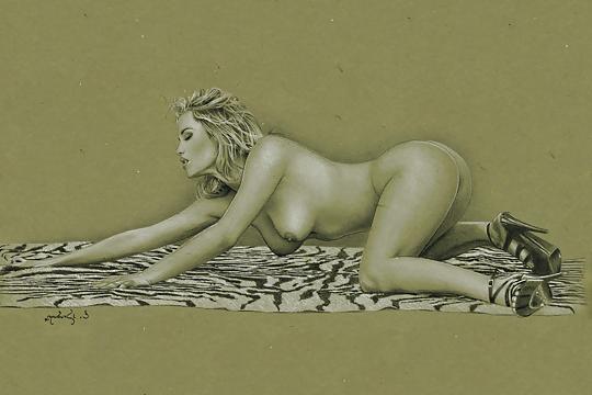 25P Pin-Up & Erotic Art by Erik Drudwyn